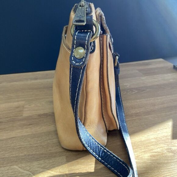 Patricia Nash Avellino Crossbody Purse Brown Black - Picture 7 of 16